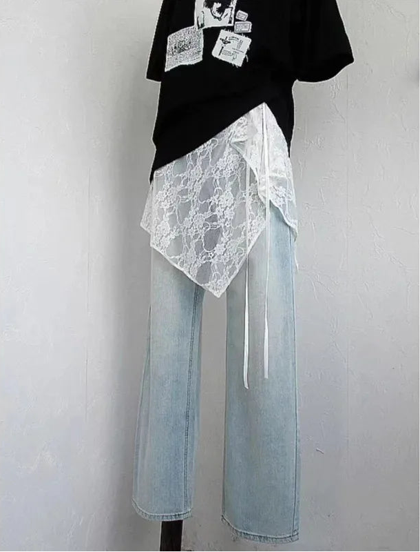 Lace Curtain Skirt