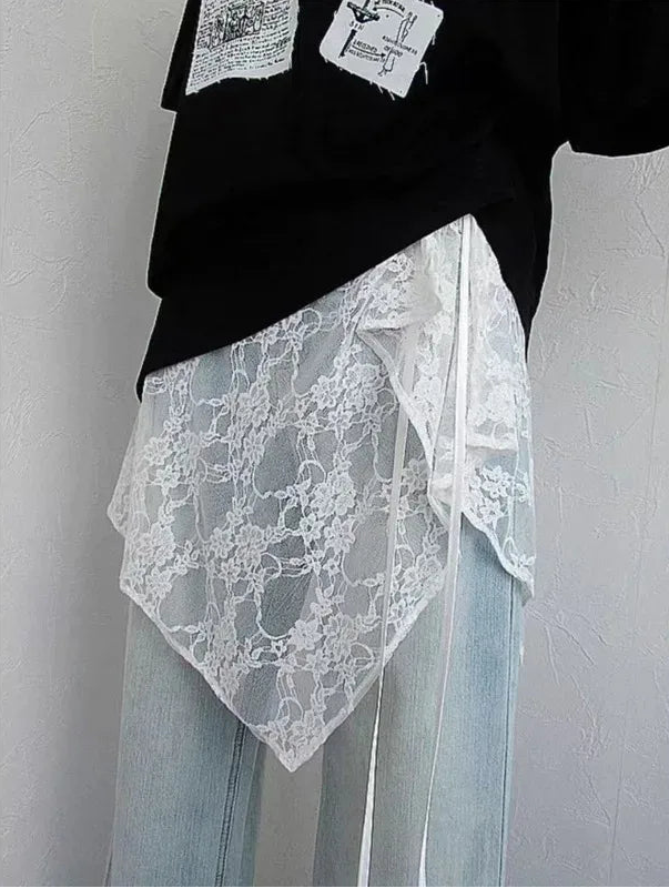Lace Curtain Skirt